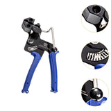 Maxbell Cable Tie Tool Self Locking Design High Carbon Steel Easy Use Metal Tie Wrap Blue