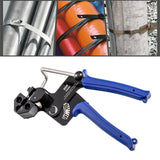 Maxbell Cable Tie Tool Self Locking Design High Carbon Steel Easy Use Metal Tie Wrap Blue