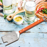 Maxbell BBQ Grilling Tool Cookware Barbecue Tool for Restaurant Dining Room Flipping Smile face shovel