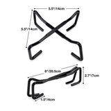 Maxbell Camping Cooking Pot Stand Rack Portable for Hiking Picnic Multipurpose Black