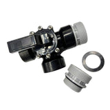 Maxbell 3 Way Diverter Valve Replacement Slip Valve for Garden Pond Pool Accessories Black