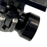 Maxbell 3 Way Diverter Valve Replacement Slip Valve for Garden Pond Pool Accessories Black