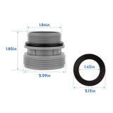 Maxbell 3 Way Diverter Valve Replacement Slip Valve for Garden Pond Pool Accessories Black