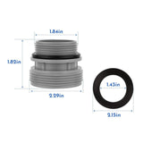 Maxbell 3 Way Diverter Valve Replacement Slip Valve for Garden Pond Pool Accessories White