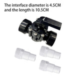 Maxbell 3 Ways Diverter Valve Sturdy Swimming Pool Diverter Valve for Pools and Spas Dia 45mm