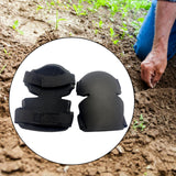 Maxbell Gardening Knee Pads EVA Knee Protector Thick Soft Padding for Floor Cleaning Black