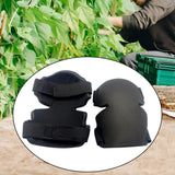 Maxbell Gardening Knee Pads EVA Knee Protector Thick Soft Padding for Floor Cleaning Black