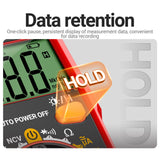 Maxbell Multimeter Tester Portable Multi Tester for Vehicles Fuses Household Outlets Red