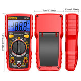 Maxbell Multimeter Tester Portable Multi Tester for Vehicles Fuses Household Outlets Red