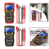 Maxbell Multimeter Tester Portable Multi Tester for Vehicles Fuses Household Outlets Red