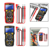 Maxbell Multimeter Tester Portable Multi Tester for Vehicles Fuses Household Outlets Red
