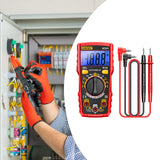 Maxbell Multimeter Tester Portable Multi Tester for Vehicles Fuses Household Outlets Red
