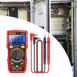 Maxbell Multimeter Tester Portable Multi Tester for Vehicles Fuses Household Outlets Red