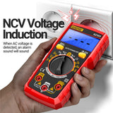 Maxbell Multimeter Tester Portable Multi Tester for Vehicles Fuses Household Outlets Red