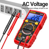 Maxbell Multimeter Tester Portable Multi Tester for Vehicles Fuses Household Outlets Red