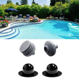 Maxbell Swimming Pools Water Jet Connector Set 25022E for above Ground Pool and Hole Plug 1 Strainer Grid 2 Hole Plug