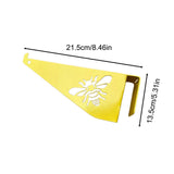 Maxbell 2 Pieces Bee Hive Frame Holder Beekeeping Supplies Tools Beehive Frame Perch Yellow
