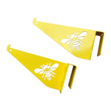Maxbell 2 Pieces Bee Hive Frame Holder Beekeeping Supplies Tools Beehive Frame Perch Yellow