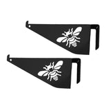 Maxbell 2 Pieces Bee Hive Frame Holder Beekeeping Supplies Tools Beehive Frame Perch Black