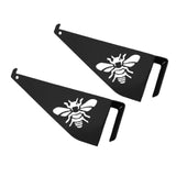 Maxbell 2 Pieces Bee Hive Frame Holder Beekeeping Supplies Tools Beehive Frame Perch Black