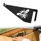 Maxbell Beehive Frame Holder Outdoor Iron Beekeeper Garden Stand Bee Hive Frame Grip Black