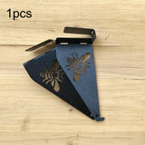 Maxbell Beehive Frame Holder Outdoor Iron Beekeeper Garden Stand Bee Hive Frame Grip Black