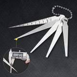 Maxbell 5x Feeler Gauges Taper Gauges Inspection Tool for Spark Plug Welding Bearing