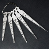 Maxbell 5x Feeler Gauges Taper Gauges Inspection Tool for Spark Plug Welding Bearing