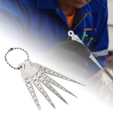 Maxbell 5x Feeler Gauges Taper Gauges Inspection Tool for Spark Plug Welding Bearing