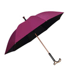 Maxbell Walking Sticks Umbrella Sun Umbrella with Separable Cane for Adult Men Women Red