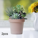 Maxbell Garden Plant Pot Modern Plant Container for Bedroom Living Room Dining Table Pink
