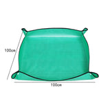 Maxbell Plant Repotting Mat Gardening Sheet Potting Sheet Portable Transplanting Mat Green