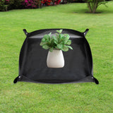 Maxbell Plant Repotting Mat Gardening Sheet Potting Sheet Portable Transplanting Mat Black