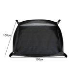 Maxbell Plant Repotting Mat Gardening Sheet Potting Sheet Portable Transplanting Mat Black