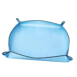 Maxbell Plant Repotting Mat Gardening Sheet Potting Sheet Portable Transplanting Mat Blue