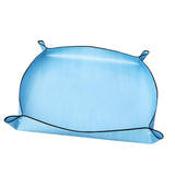 Maxbell Plant Repotting Mat Gardening Sheet Potting Sheet Portable Transplanting Mat Blue