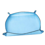 Maxbell Plant Repotting Mat Gardening Sheet Potting Sheet Portable Transplanting Mat Blue