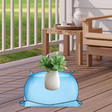 Maxbell Plant Repotting Mat Gardening Sheet Potting Sheet Portable Transplanting Mat Blue