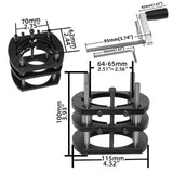 Maxbell Router Lift 4 Jaw Clamping for Trimming Machine Practical Woodworking Tool