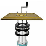Maxbell Router Lift 4 Jaw Clamping for Trimming Machine Practical Woodworking Tool