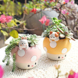 Maxbell Flower Pot Flower Vase Bud Vase Plant Pot for Outdoor Table Centerpiece Home Panda