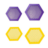 Maxbell Floating Bee Island Waterer Unique Bee Water Feeder for Outdoor Garden Decor violet small