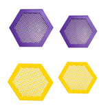 Maxbell Floating Bee Island Waterer Unique Bee Water Feeder for Outdoor Garden Decor violet small