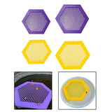 Maxbell Floating Bee Island Waterer Unique Bee Water Feeder for Outdoor Garden Decor violet small