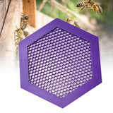 Maxbell Floating Bee Island Waterer Unique Bee Water Feeder for Outdoor Garden Decor violet small