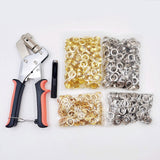 Maxbell Grommet Eyelet Pliers Tools Set Hole Punch Pliers for Tarp Paper DIY Project