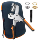 Maxbell Grommet Eyelet Pliers Tools Set Hole Punch Pliers for Tarp Paper DIY Project