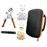 Maxbell Grommet Eyelet Pliers Tools Set Hole Punch Pliers for Tarp Paper DIY Project