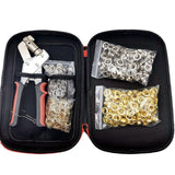 Maxbell Grommet Eyelet Pliers Tools Set Hole Punch Pliers for Tarp Paper DIY Project
