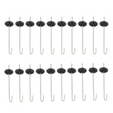 Maxbell 20 Sets Practical Sturdy Multipurpose Solar Panel Bird Guard Fasteners Clips